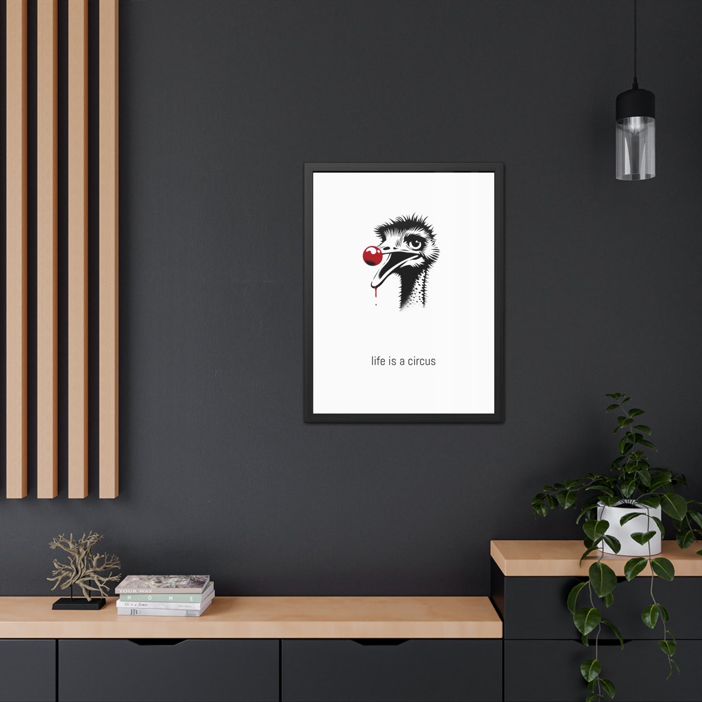 Dot — Anxious, scatterbrained, head in the sand about everything. Somehow always fine. — 'Life Is a Circus' Art Print