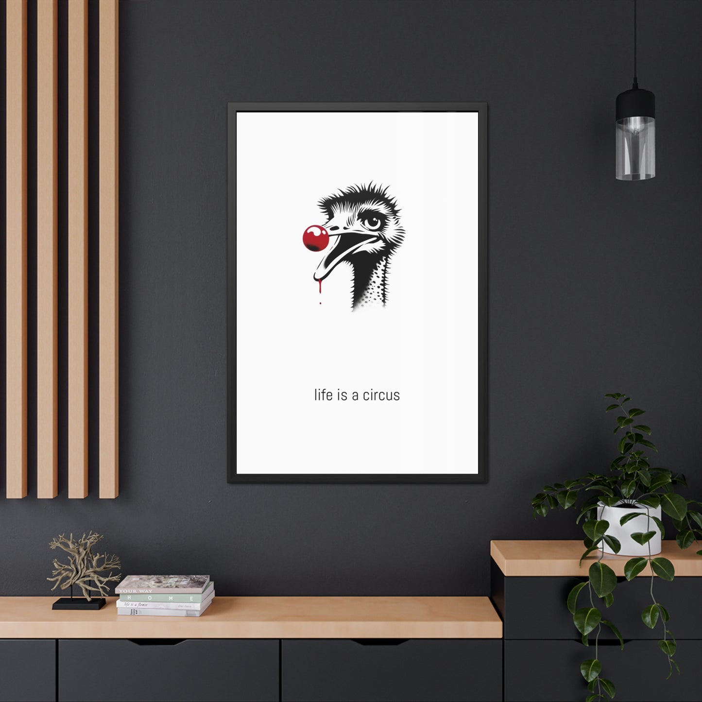 Dot — Anxious, scatterbrained, head in the sand about everything. Somehow always fine. — 'Life Is a Circus' Art Print