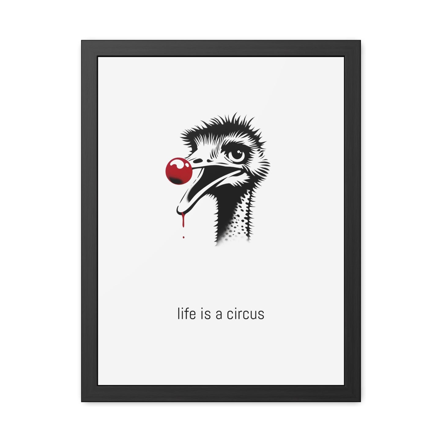Dot — Anxious, scatterbrained, head in the sand about everything. Somehow always fine. — 'Life Is a Circus' Art Print