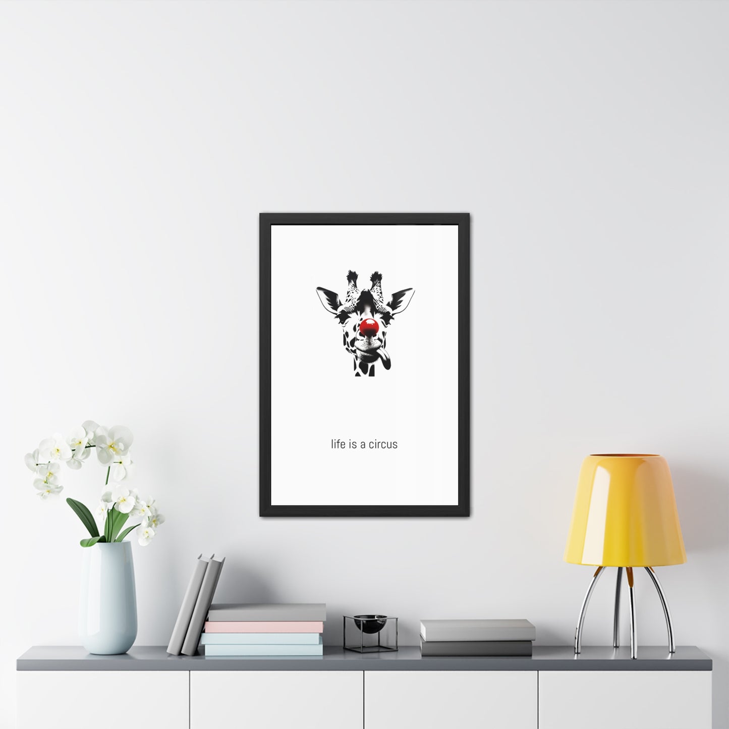 Greta — Too tall for most problems, too aloof to care about the rest. — 'Life Is a Circus' Art Print