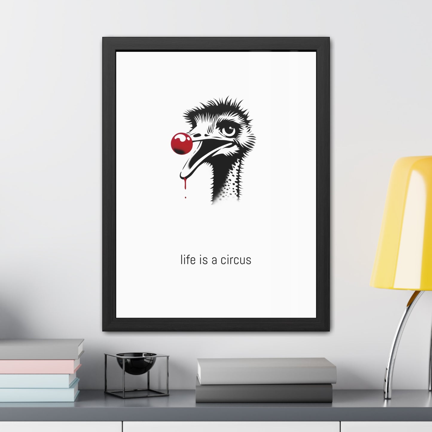 Dot — Anxious, scatterbrained, head in the sand about everything. Somehow always fine. — 'Life Is a Circus' Art Print