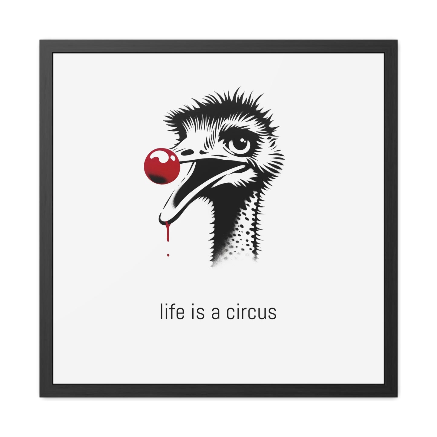 Dot — Anxious, scatterbrained, head in the sand about everything. Somehow always fine. — 'Life Is a Circus' Art Print