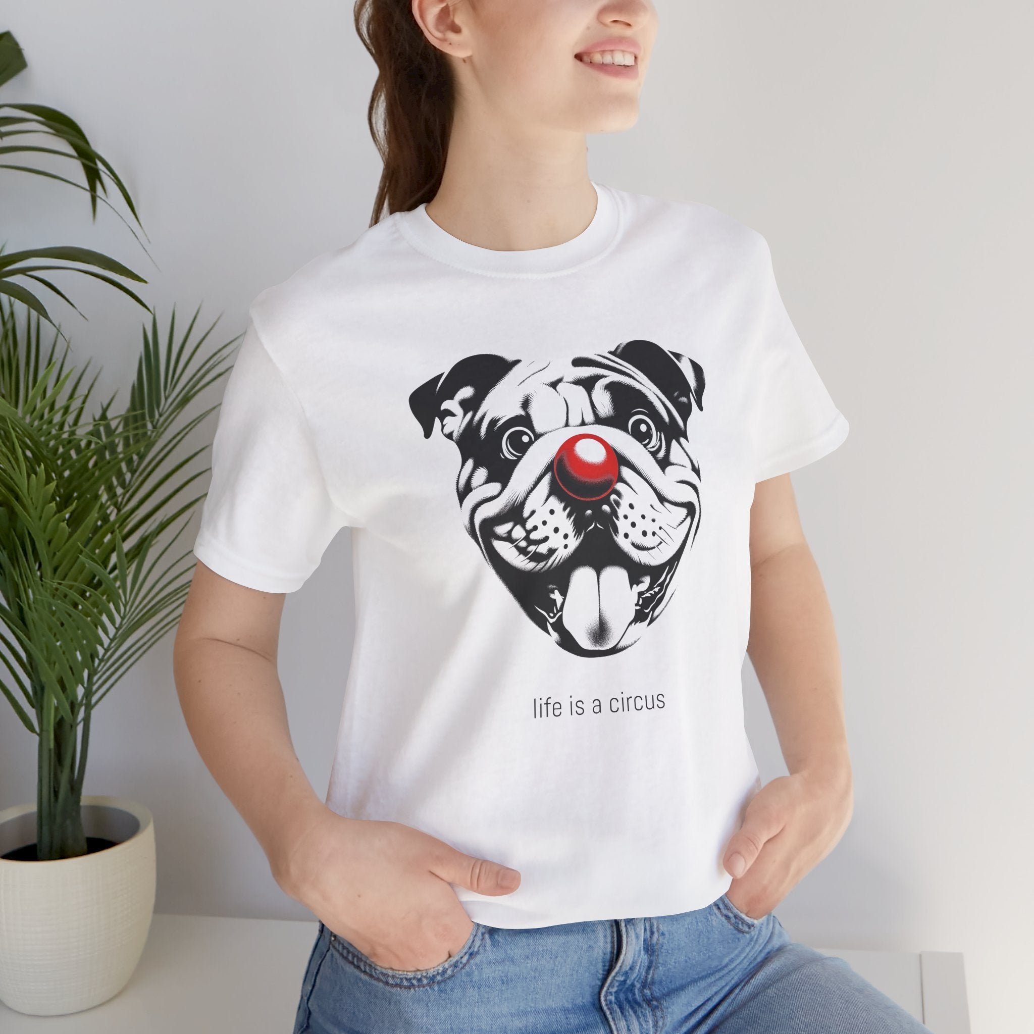 BRUNO the Bulldog — Life is a Circus Garment-Dyed Tee