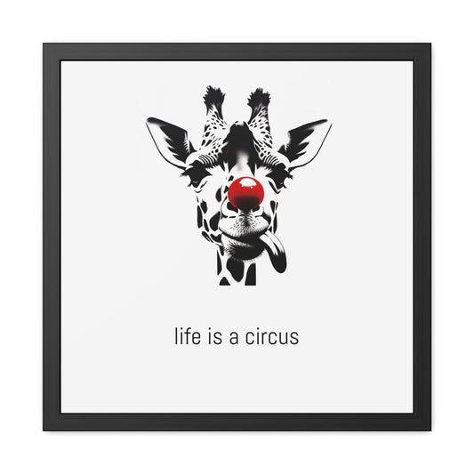 Greta — Too tall for most problems, too aloof to care about the rest. — 'Life Is a Circus' Art Print