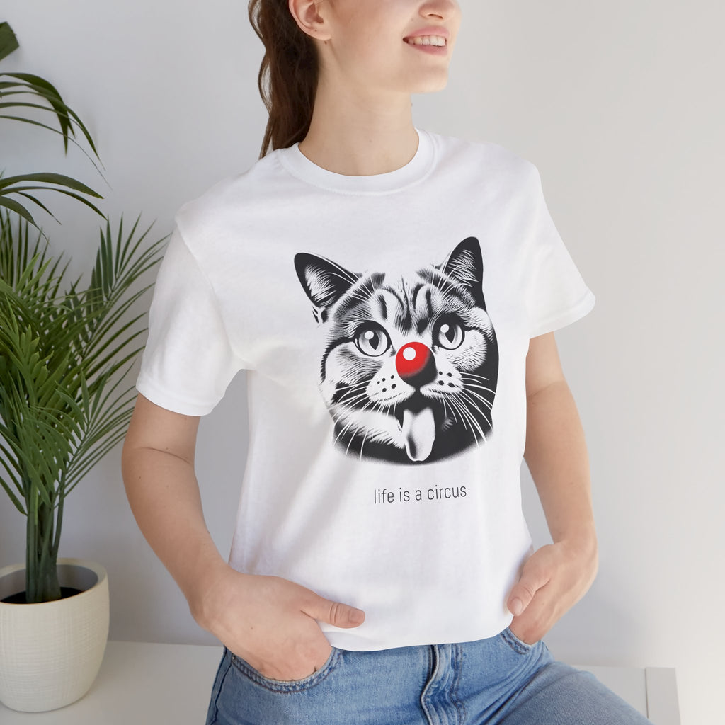 FIG the British Shorthair — Life is a Circus Garment-Dyed Tee
