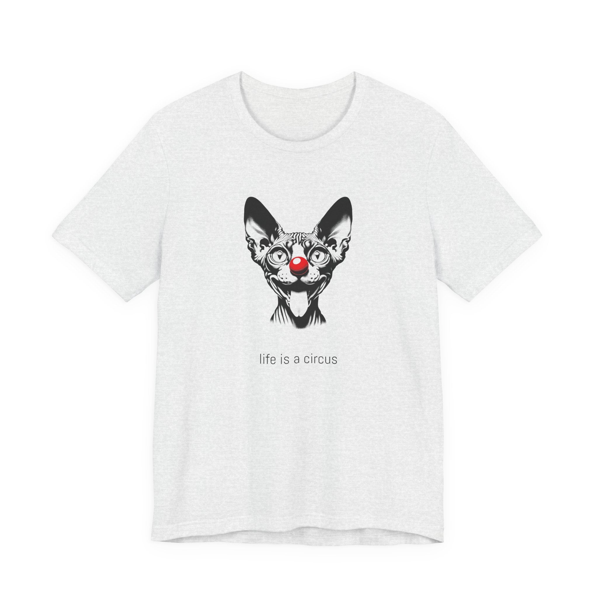 NYX the Sphynx Cat — Life is a Circus Garment-Dyed Tee