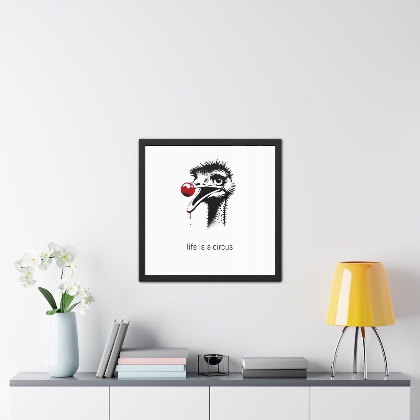 Dot — Anxious, scatterbrained, head in the sand about everything. Somehow always fine. — 'Life Is a Circus' Art Print