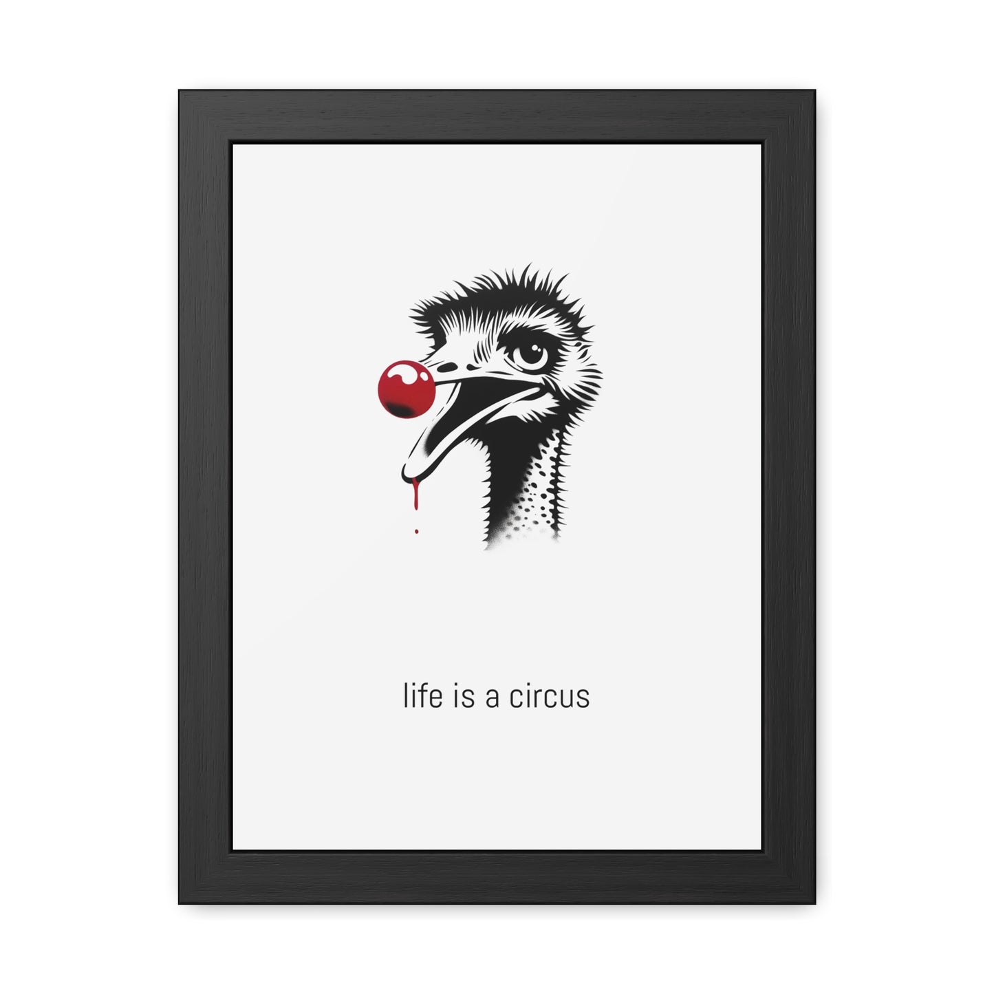 Dot — Anxious, scatterbrained, head in the sand about everything. Somehow always fine. — 'Life Is a Circus' Art Print