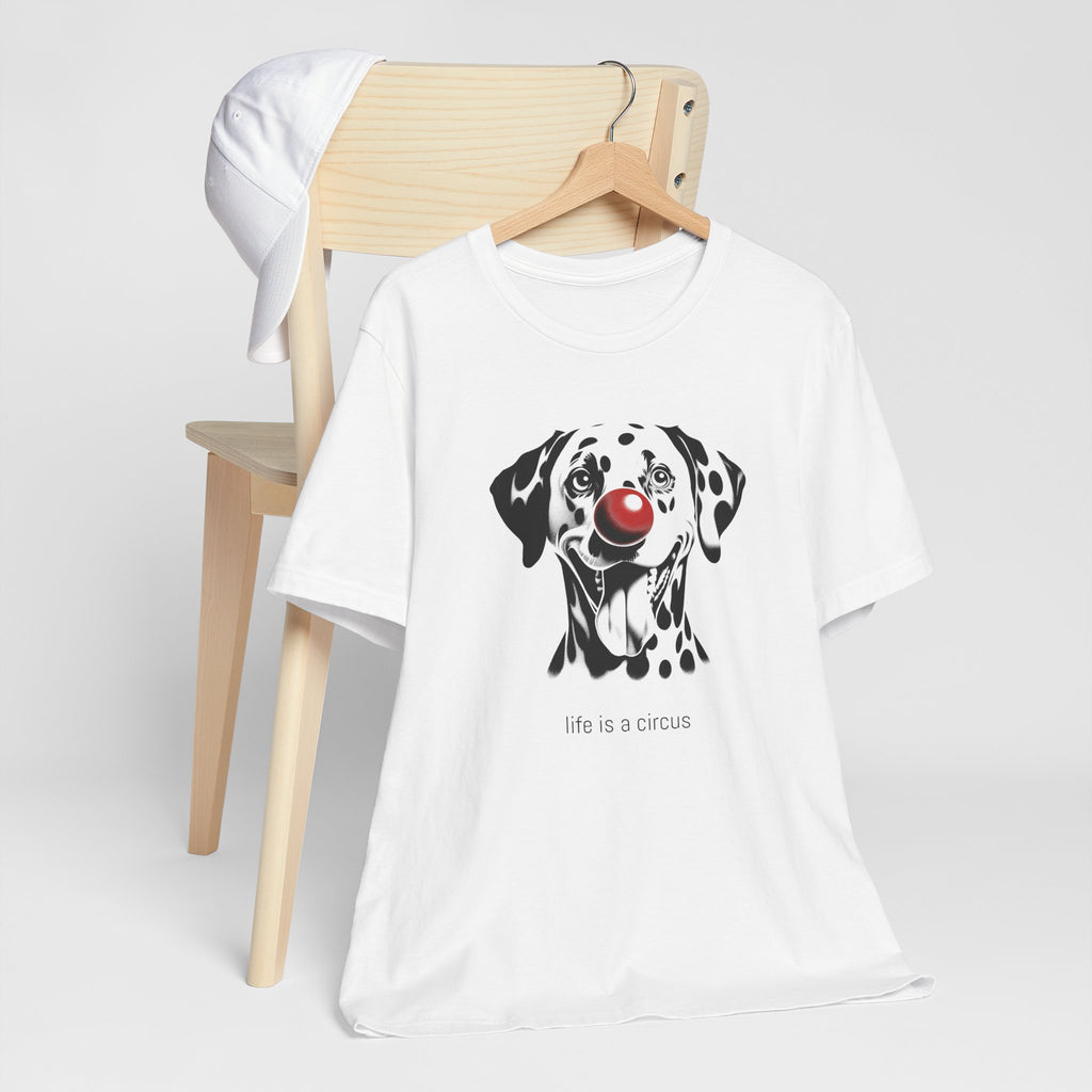BLITZ the Dalmatian — Life is a Circus Garment-Dyed Tee