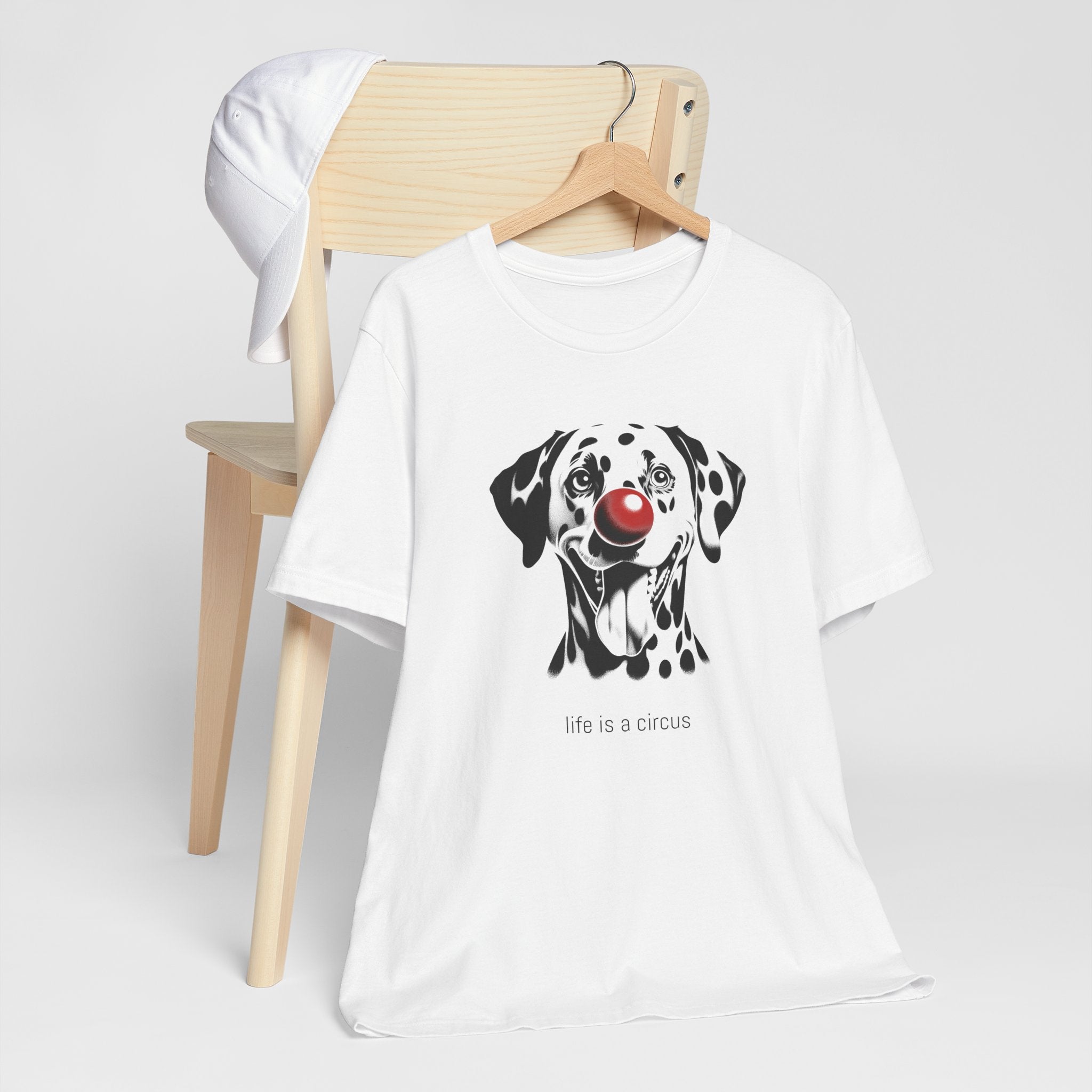 BLITZ the Dalmatian — Life is a Circus Garment-Dyed Tee