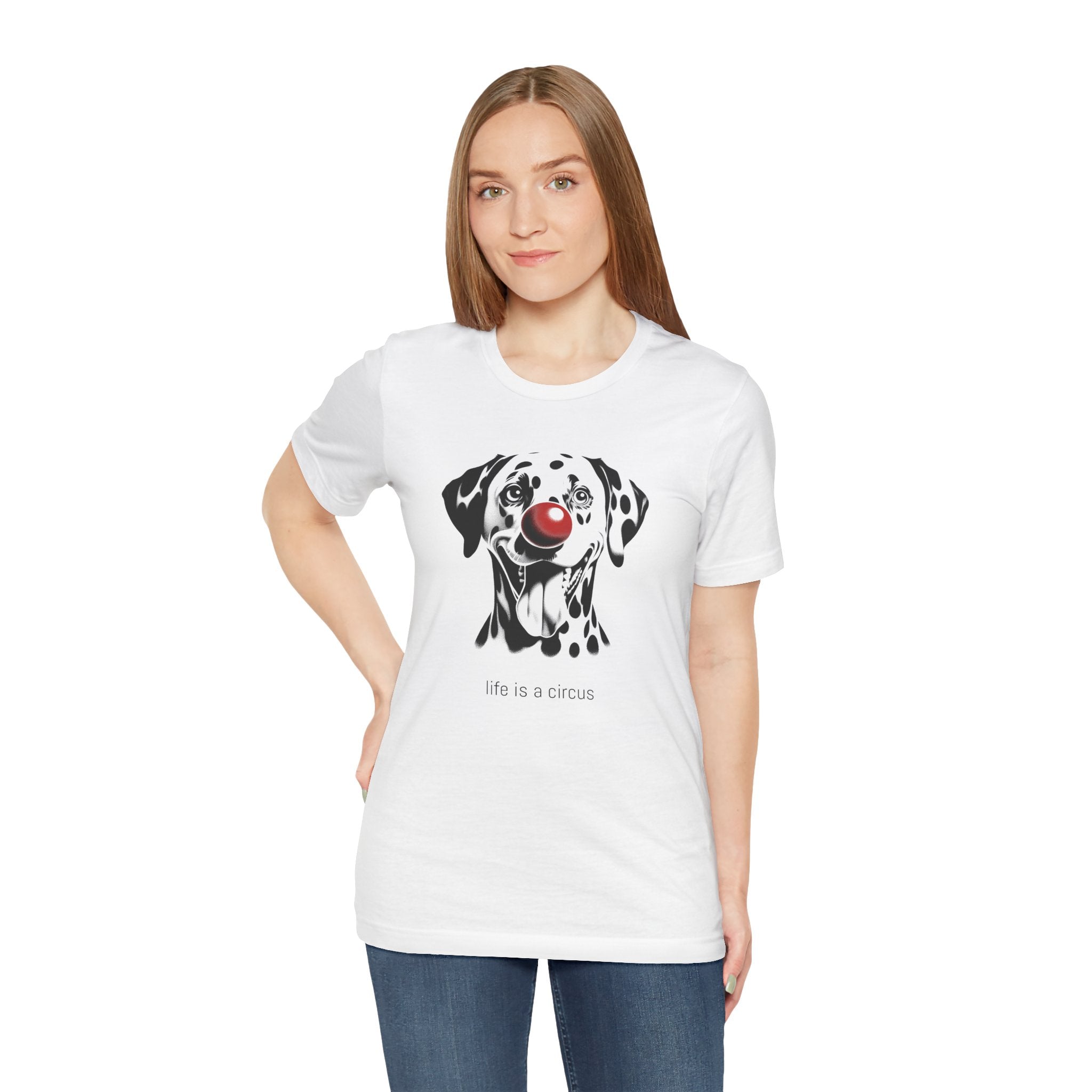 BLITZ the Dalmatian — Life is a Circus Garment-Dyed Tee