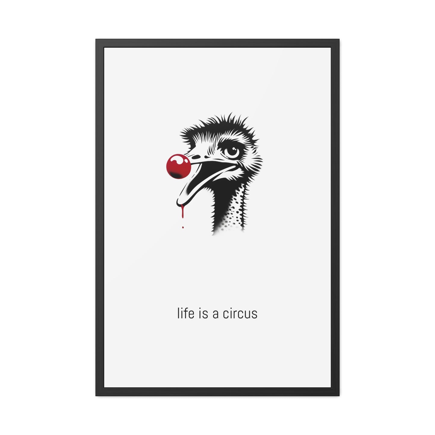 Dot — Anxious, scatterbrained, head in the sand about everything. Somehow always fine. — 'Life Is a Circus' Art Print