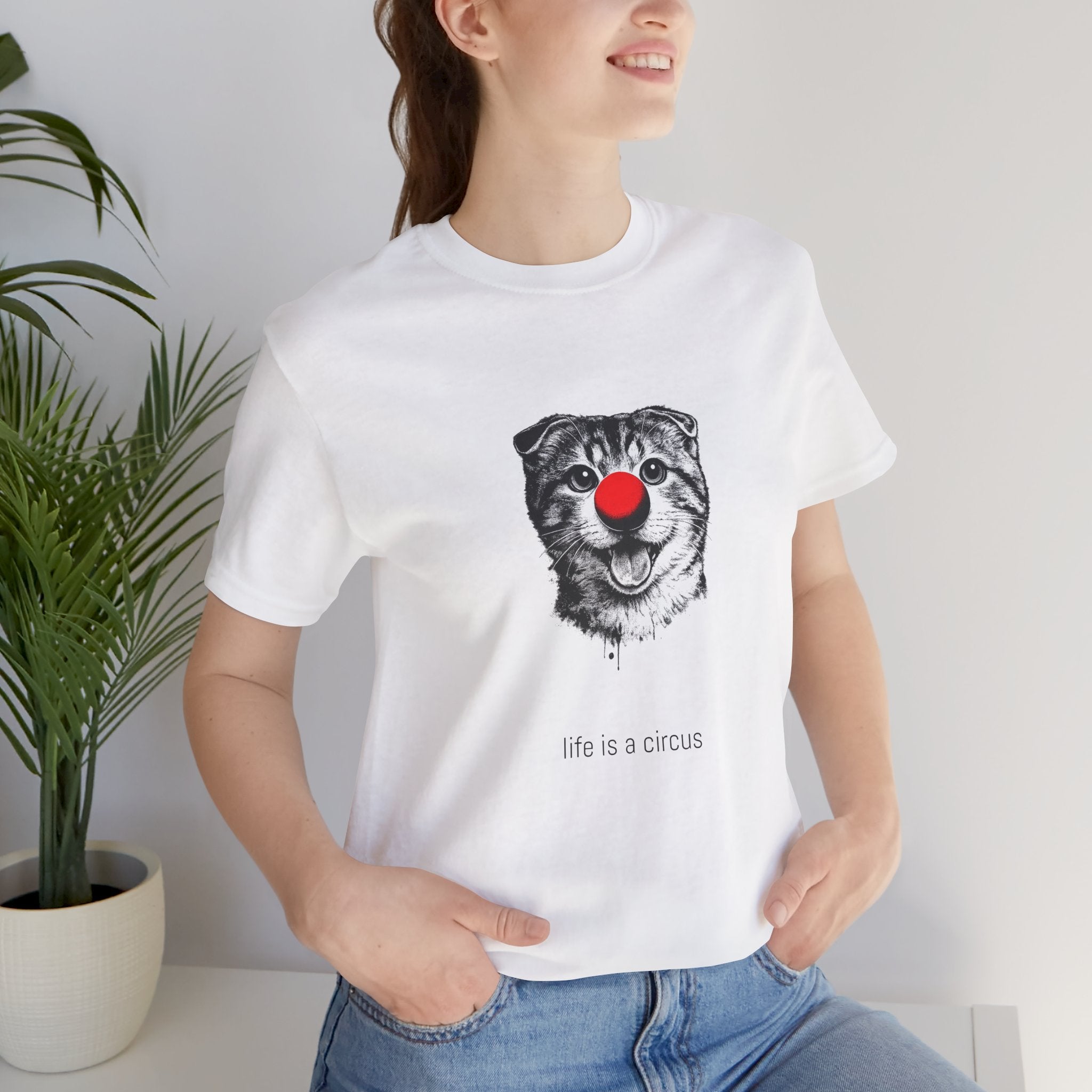 GLEN the Scottish Fold — Life is a Circus Garment-Dyed Tee