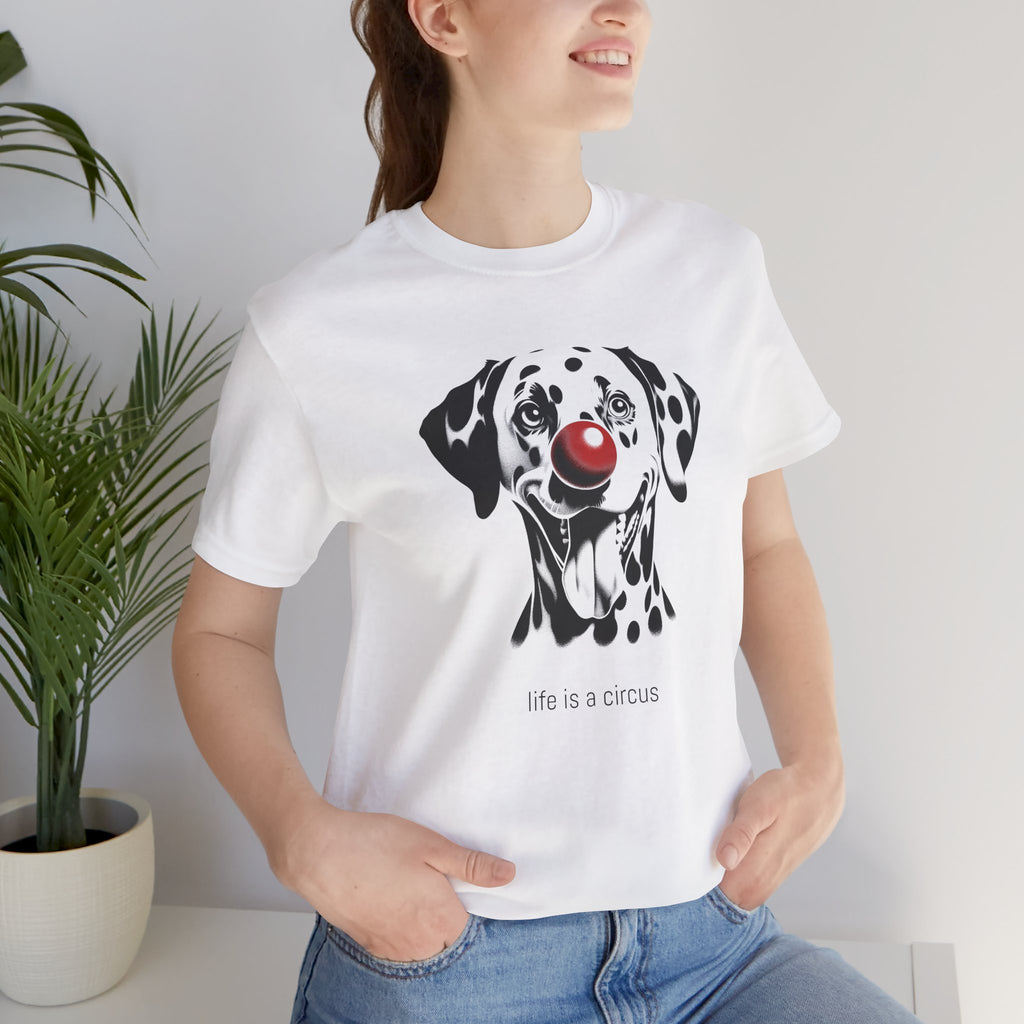 BLITZ the Dalmatian — Life is a Circus Garment-Dyed Tee