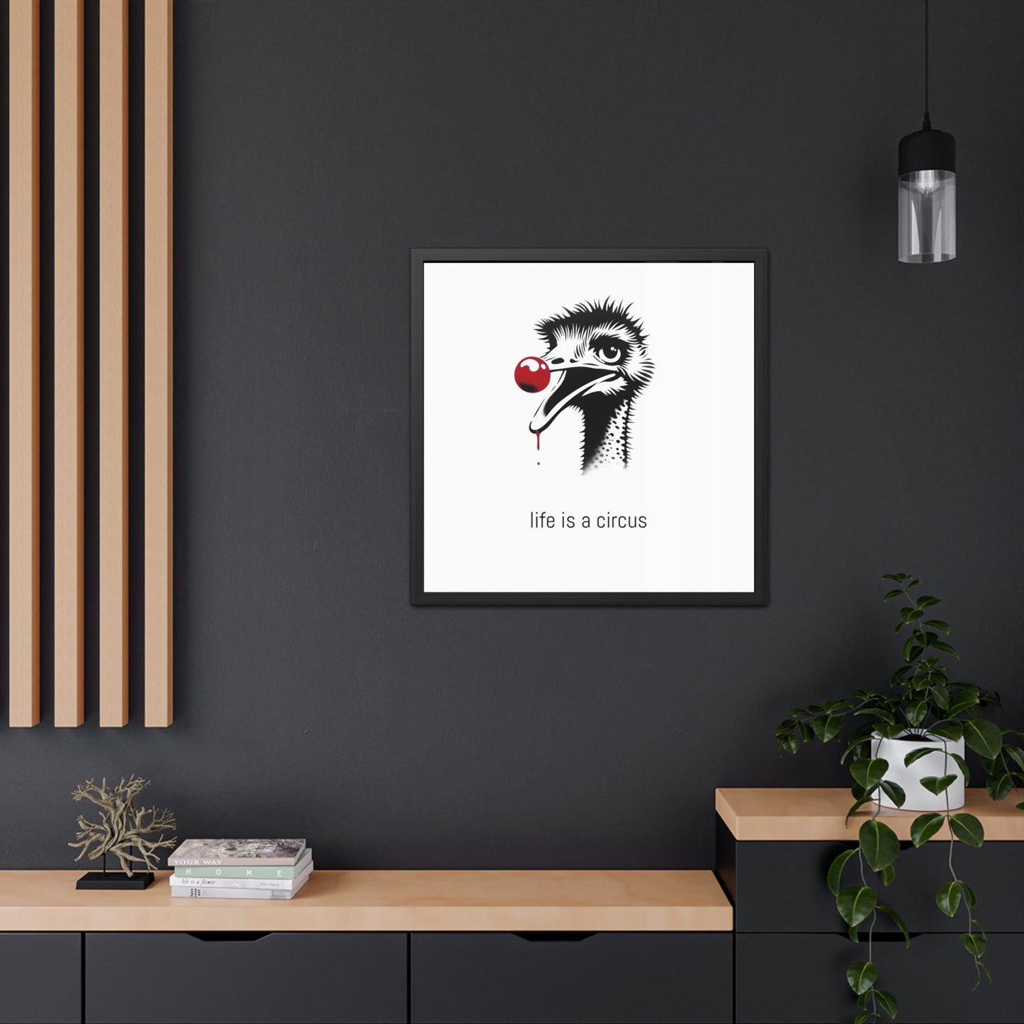 Dot — Anxious, scatterbrained, head in the sand about everything. Somehow always fine. — 'Life Is a Circus' Art Print