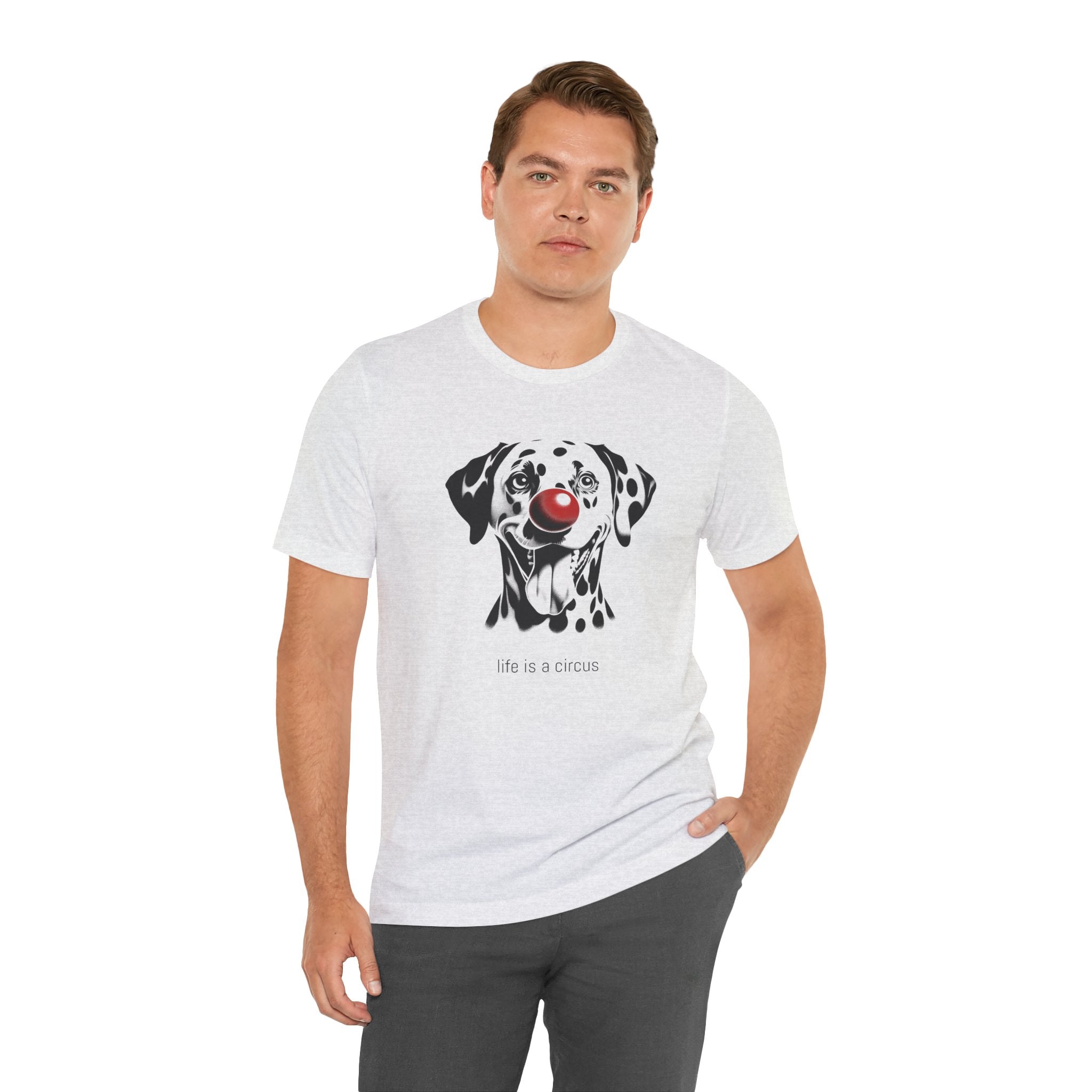 BLITZ the Dalmatian — Life is a Circus Garment-Dyed Tee