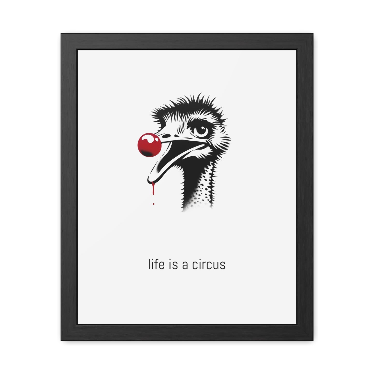 Dot — Anxious, scatterbrained, head in the sand about everything. Somehow always fine. — 'Life Is a Circus' Art Print