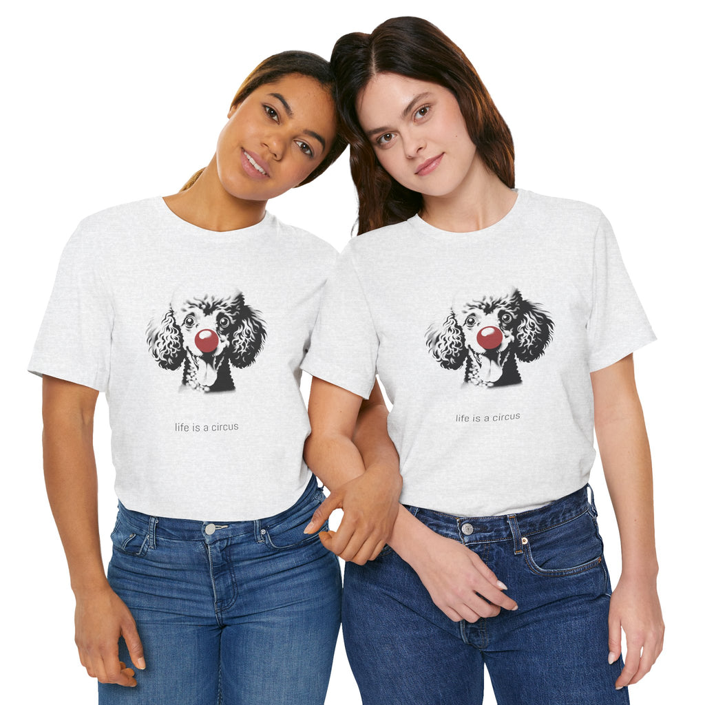 Poodle stencil art t-shirt — Coco by Life is a Circus
