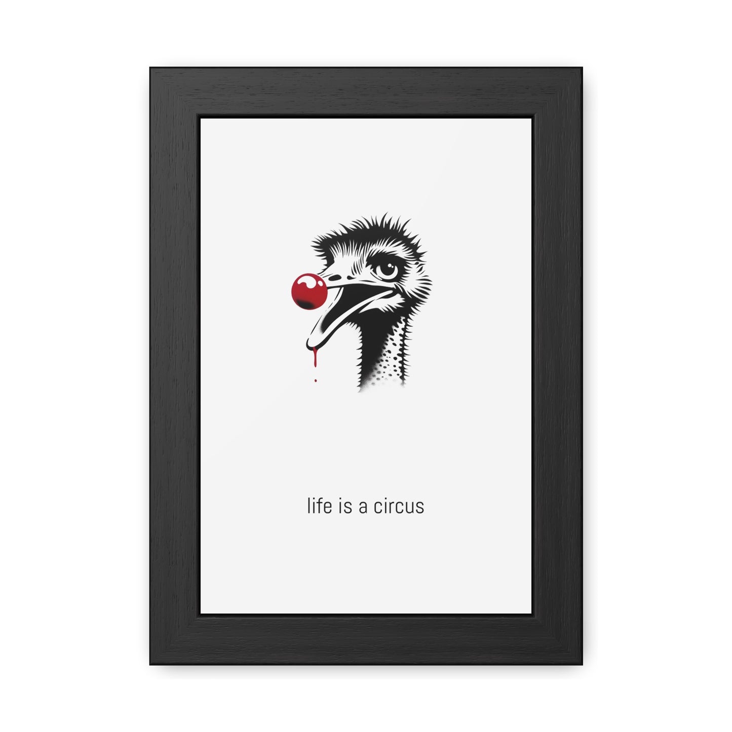 Dot — Anxious, scatterbrained, head in the sand about everything. Somehow always fine. — 'Life Is a Circus' Art Print