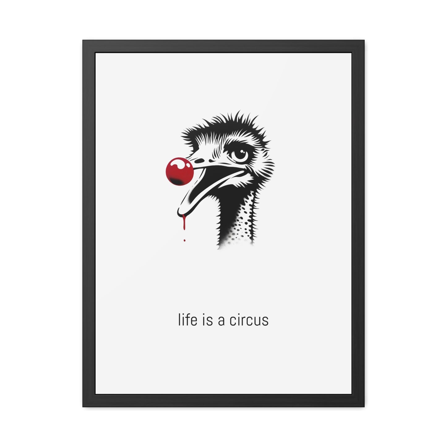 Dot — Anxious, scatterbrained, head in the sand about everything. Somehow always fine. — 'Life Is a Circus' Art Print