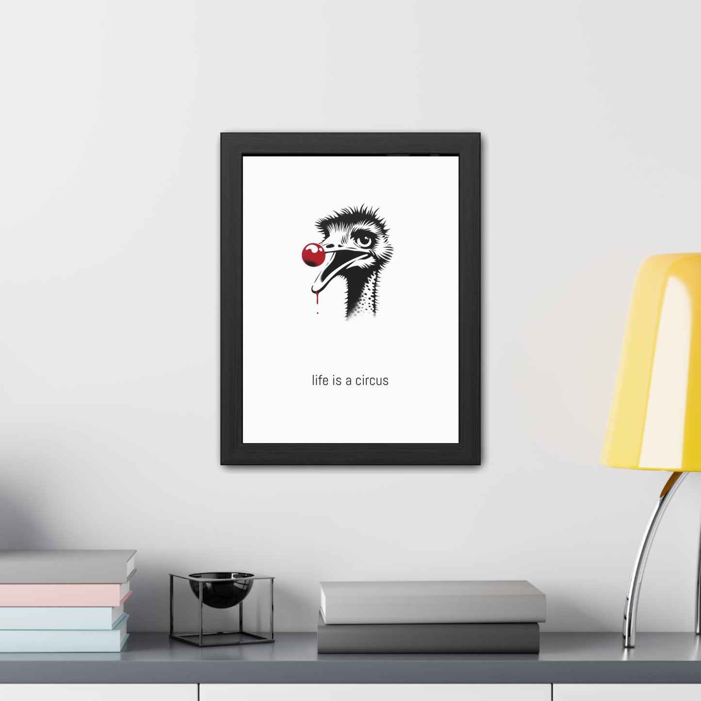 Dot — Anxious, scatterbrained, head in the sand about everything. Somehow always fine. — 'Life Is a Circus' Art Print