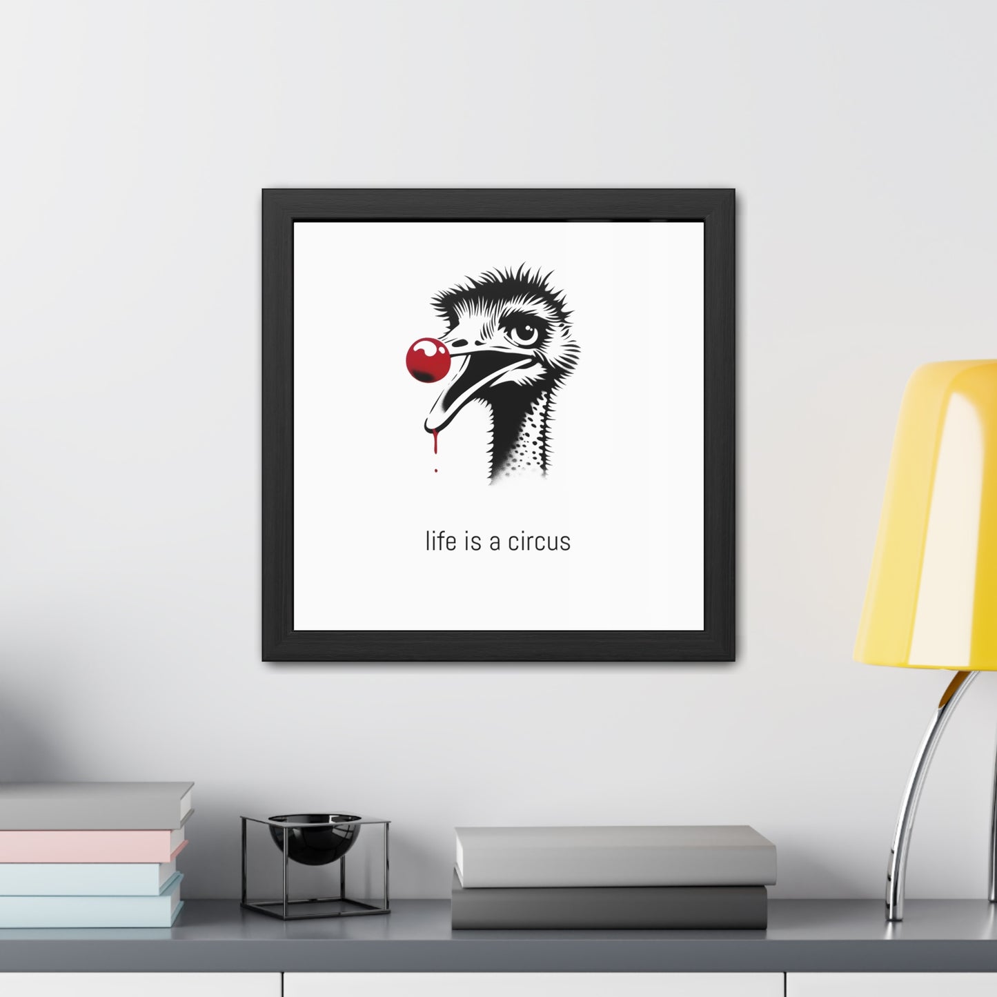 Dot — Anxious, scatterbrained, head in the sand about everything. Somehow always fine. — 'Life Is a Circus' Art Print