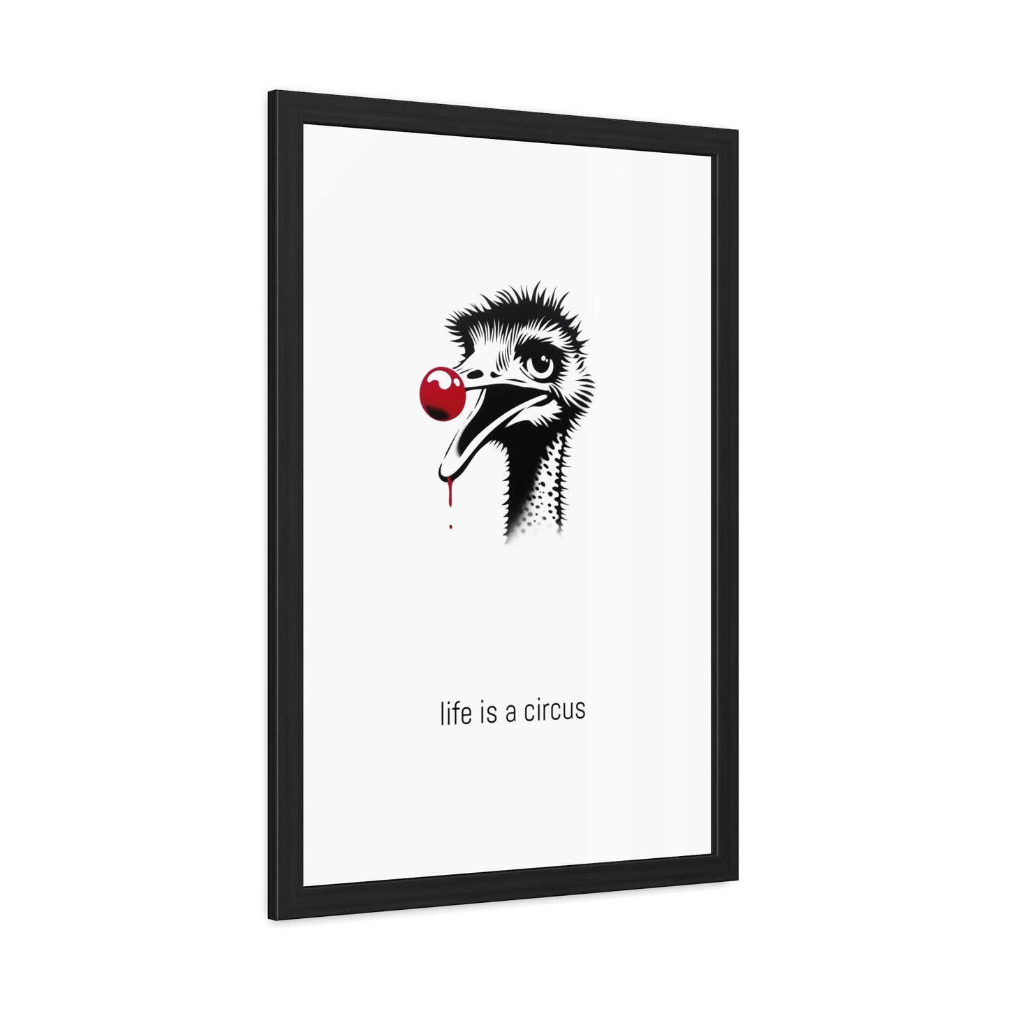 Dot — Anxious, scatterbrained, head in the sand about everything. Somehow always fine. — 'Life Is a Circus' Art Print