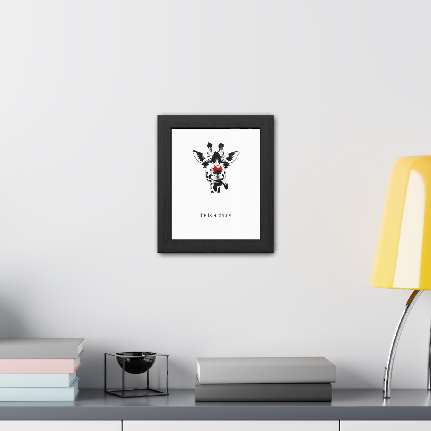 Greta — Too tall for most problems, too aloof to care about the rest. — 'Life Is a Circus' Art Print