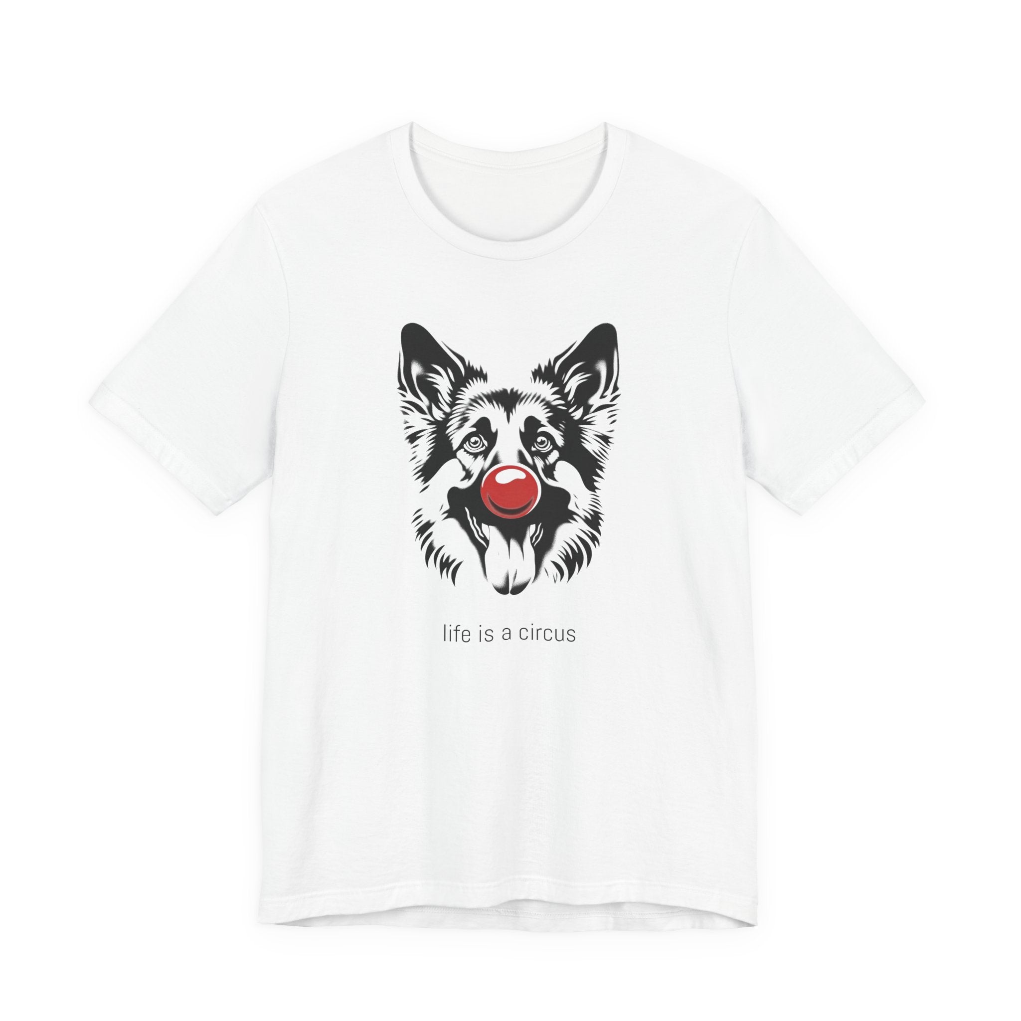 MAX the German Shepherd — Life is a Circus Garment-Dyed Tee