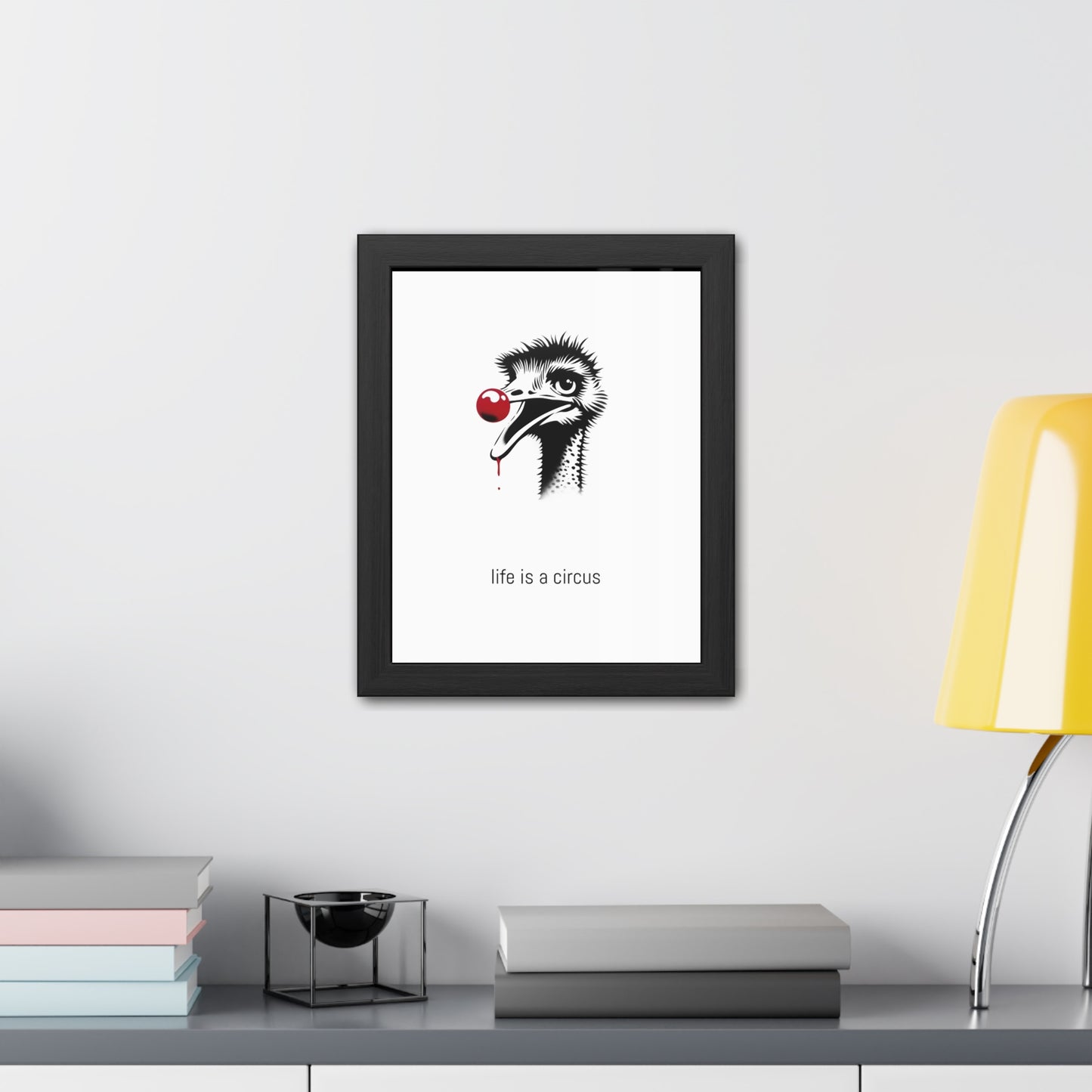 Dot — Anxious, scatterbrained, head in the sand about everything. Somehow always fine. — 'Life Is a Circus' Art Print