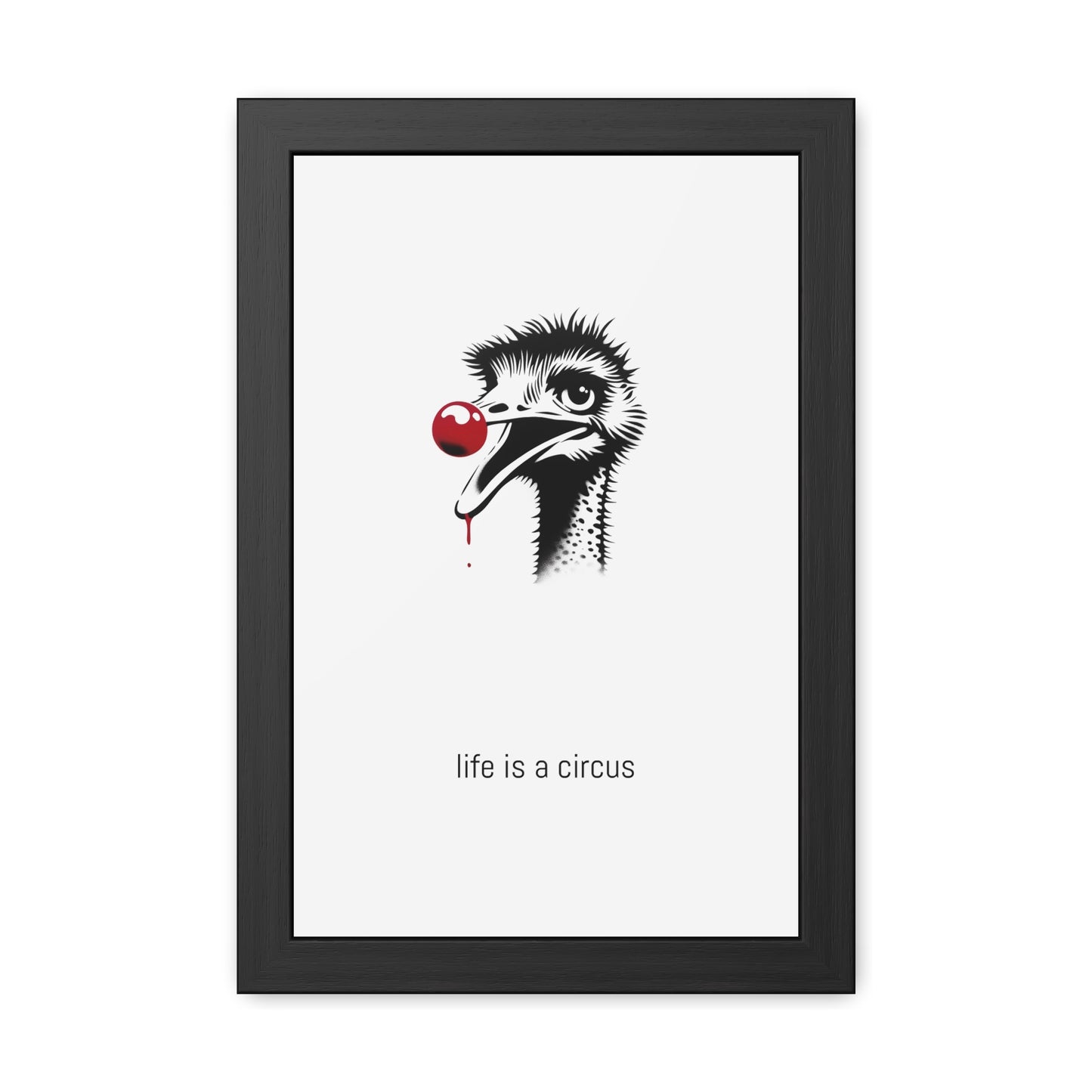 Dot — Anxious, scatterbrained, head in the sand about everything. Somehow always fine. — 'Life Is a Circus' Art Print
