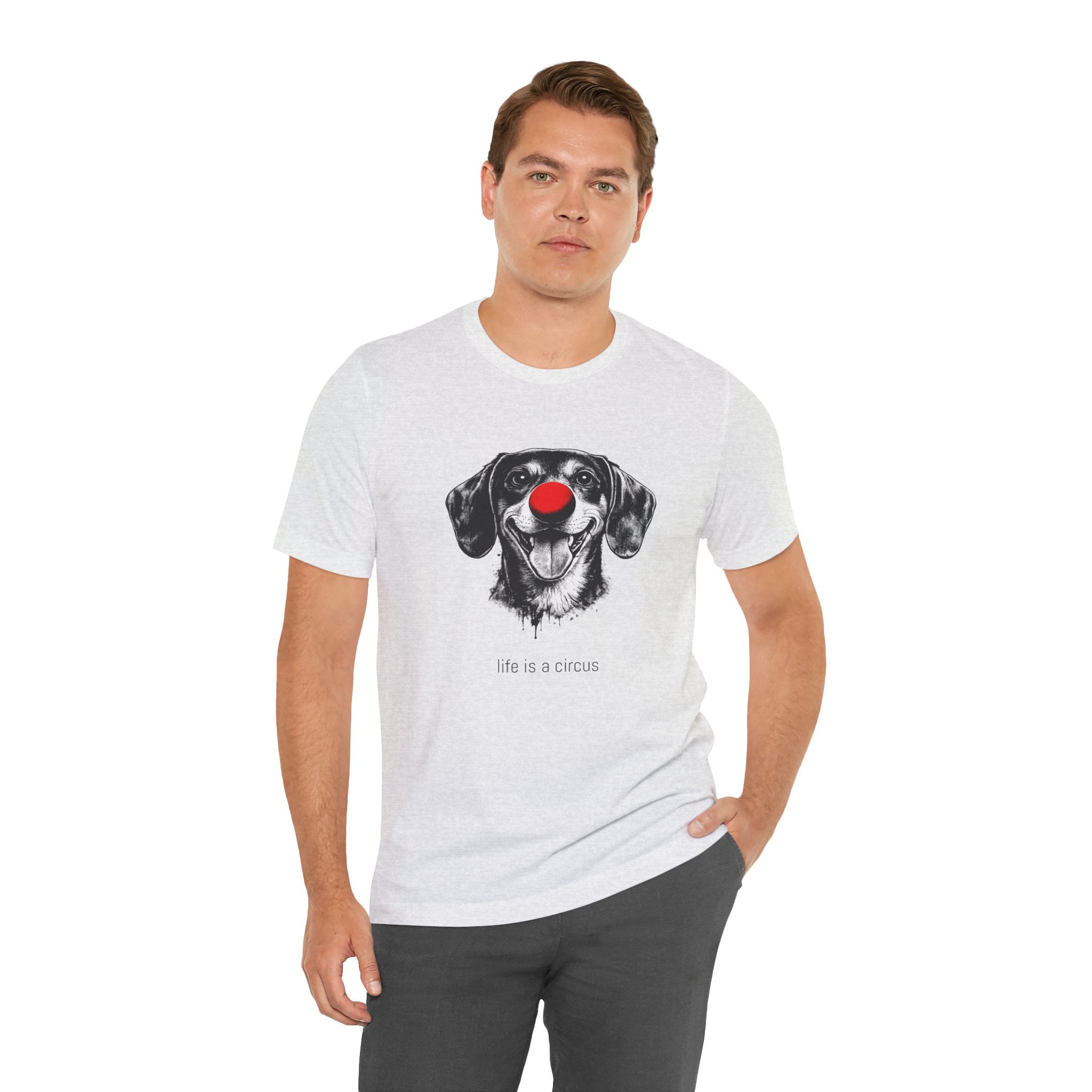OTTO the Dachshund — Life is a Circus Garment-Dyed Tee