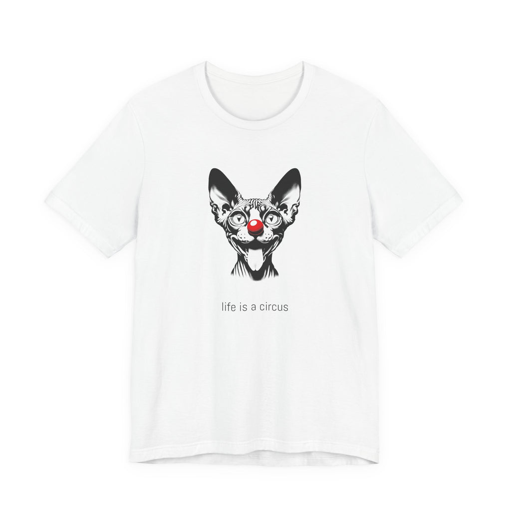 NYX the Sphynx Cat — Life is a Circus Garment-Dyed Tee