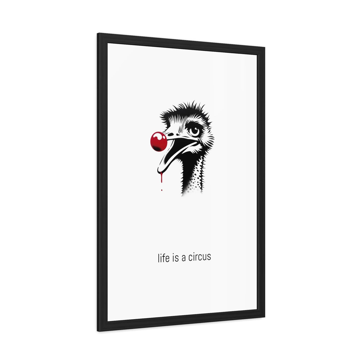 Dot — Anxious, scatterbrained, head in the sand about everything. Somehow always fine. — 'Life Is a Circus' Art Print
