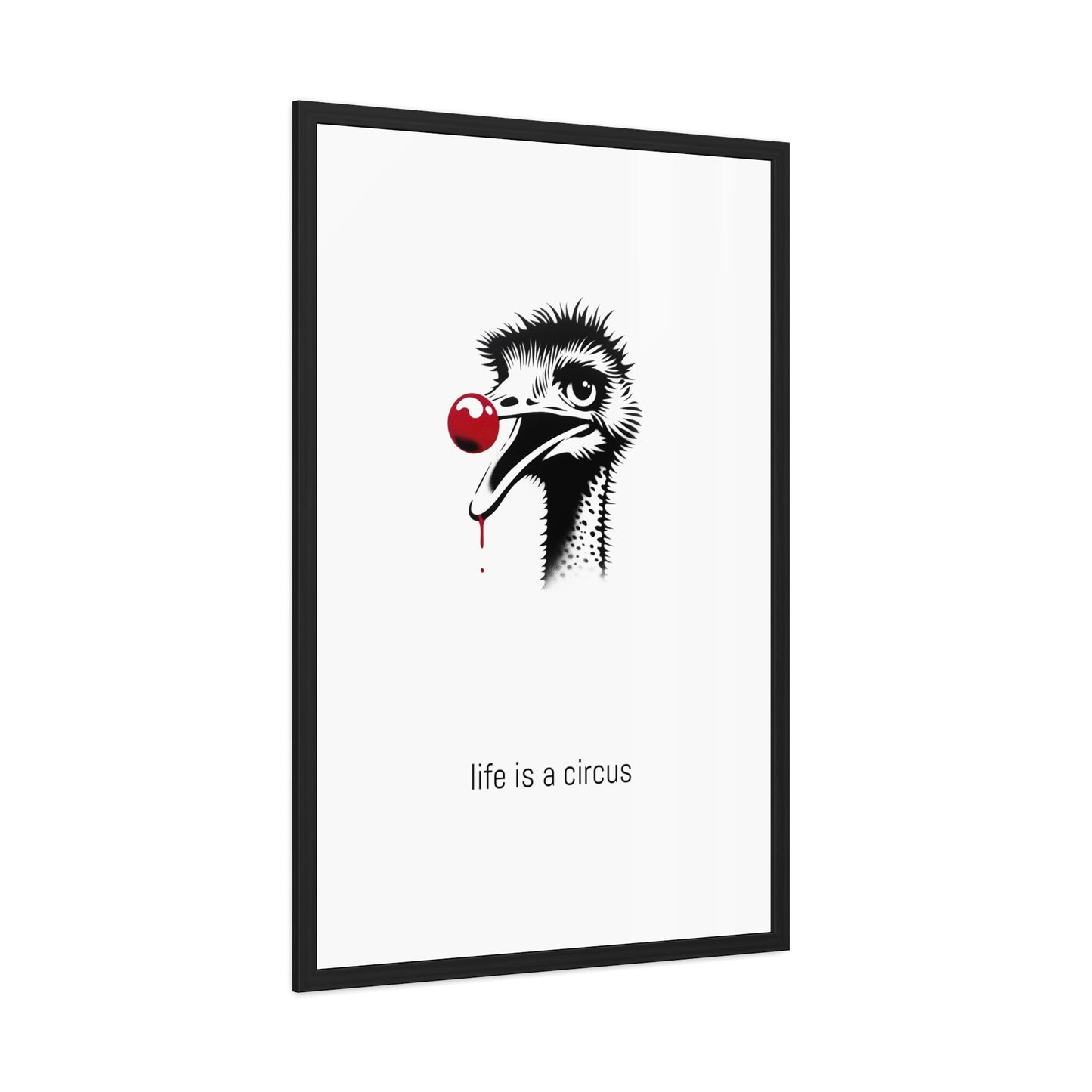 Dot — Anxious, scatterbrained, head in the sand about everything. Somehow always fine. — 'Life Is a Circus' Art Print