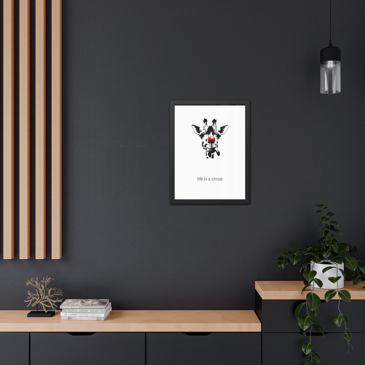 Greta — Too tall for most problems, too aloof to care about the rest. — 'Life Is a Circus' Art Print