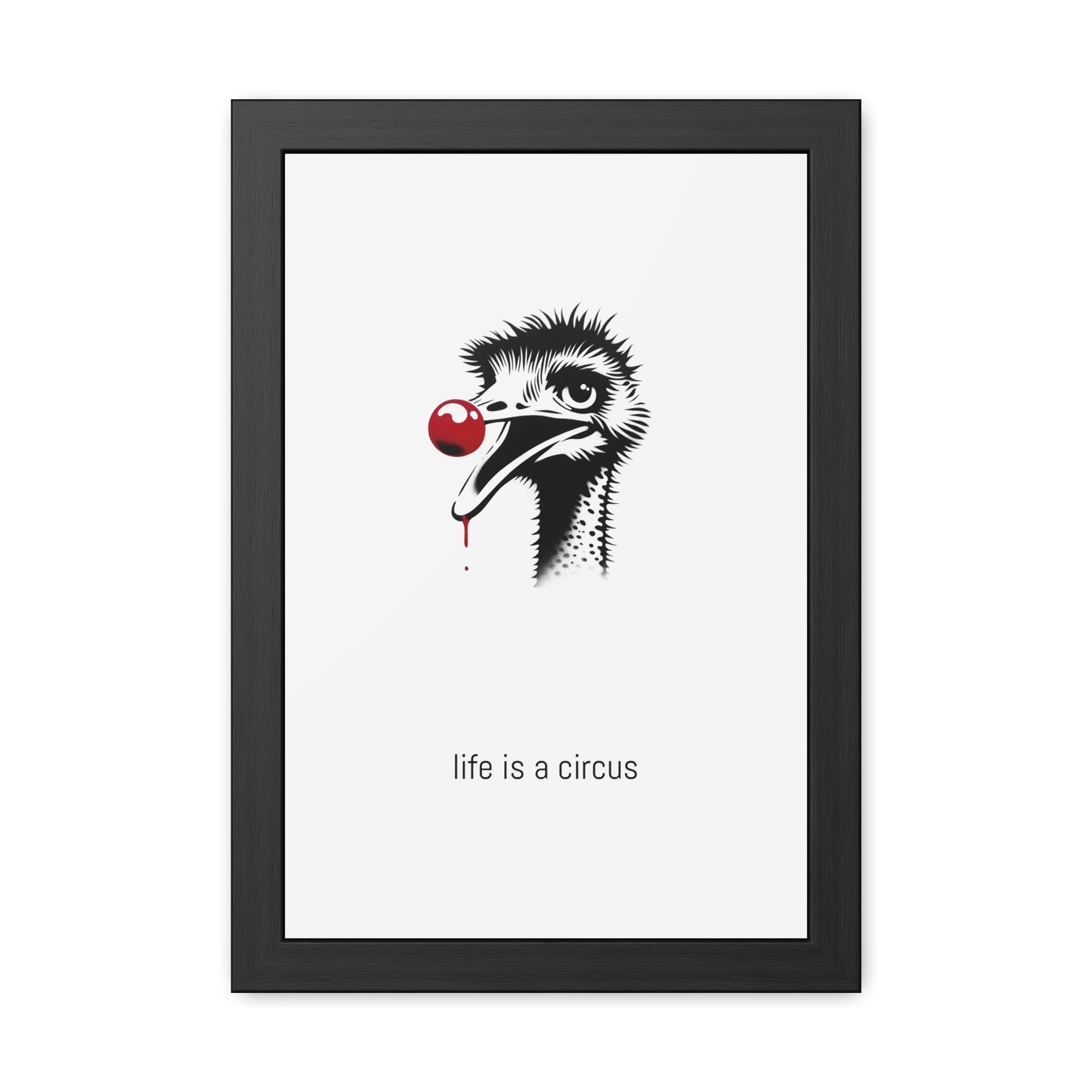 Dot — Anxious, scatterbrained, head in the sand about everything. Somehow always fine. — 'Life Is a Circus' Art Print