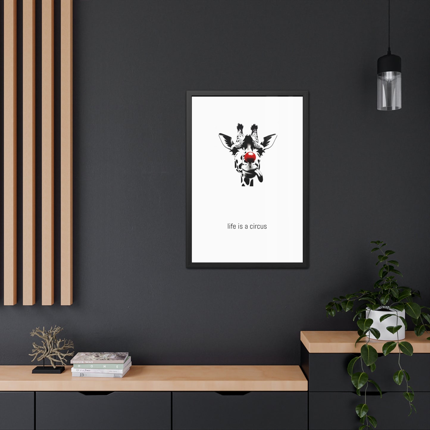 Greta — Too tall for most problems, too aloof to care about the rest. — 'Life Is a Circus' Art Print