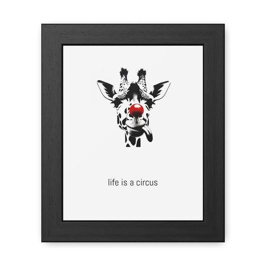 Greta — Too tall for most problems, too aloof to care about the rest. — 'Life Is a Circus' Art Print