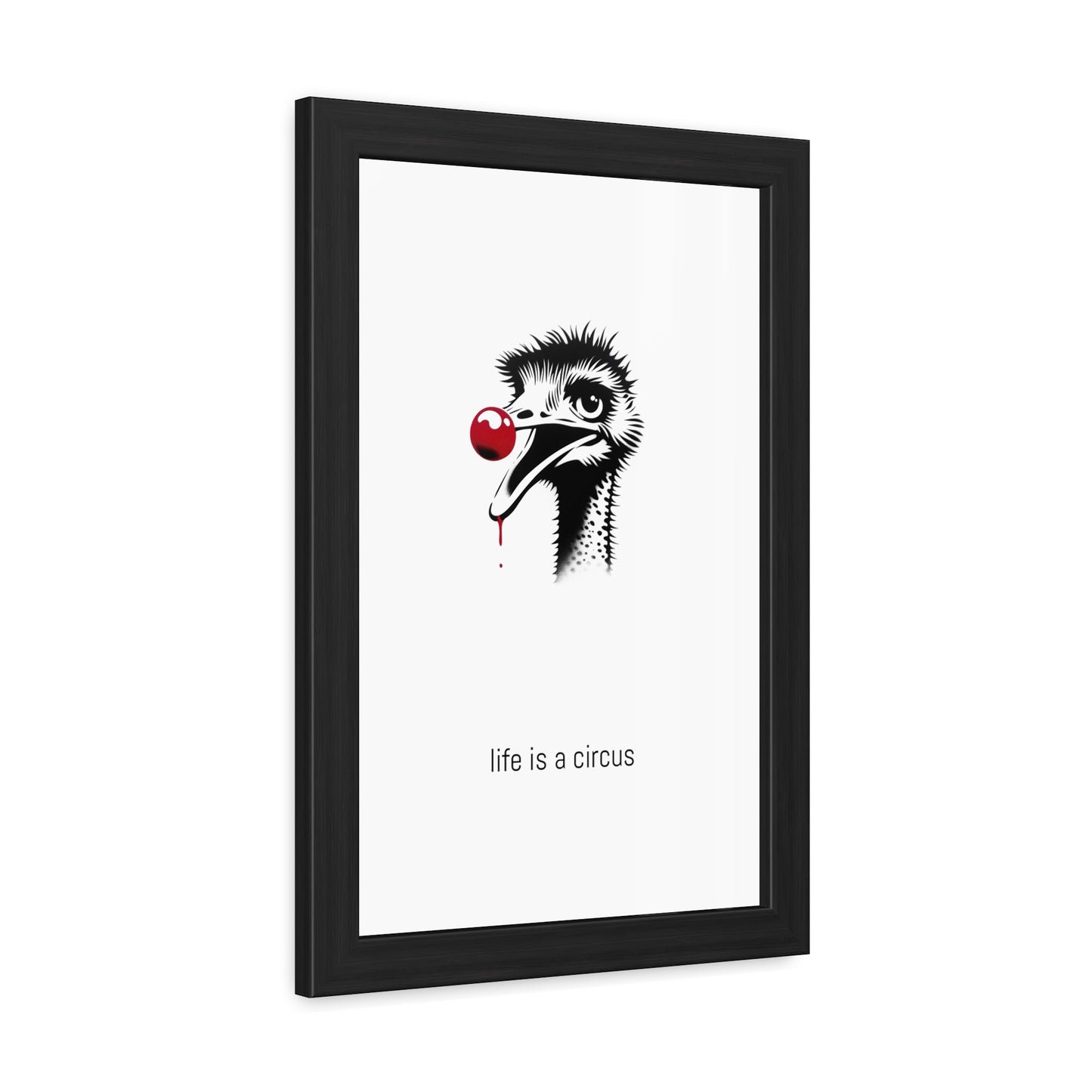 Dot — Anxious, scatterbrained, head in the sand about everything. Somehow always fine. — 'Life Is a Circus' Art Print