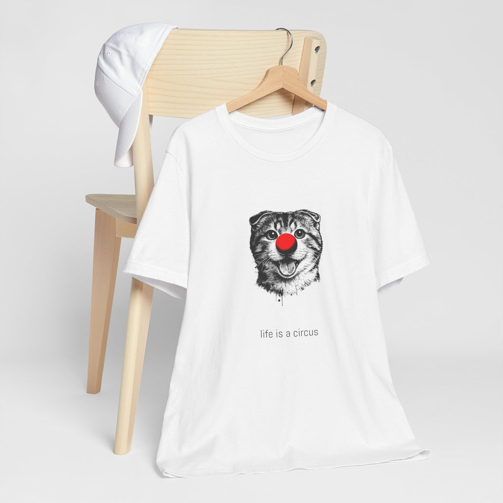 GLEN the Scottish Fold — Life is a Circus Garment-Dyed Tee
