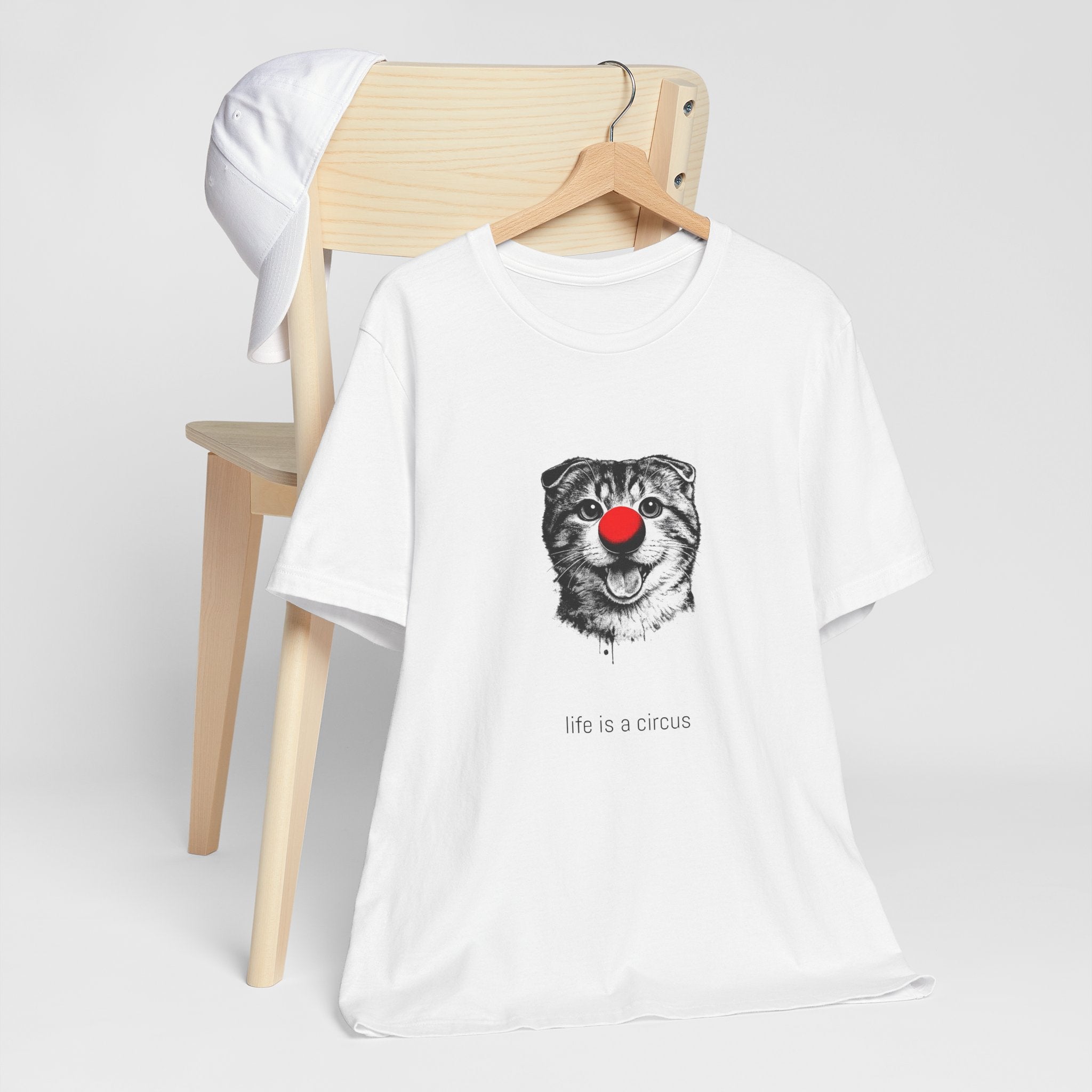 GLEN the Scottish Fold — Life is a Circus Garment-Dyed Tee