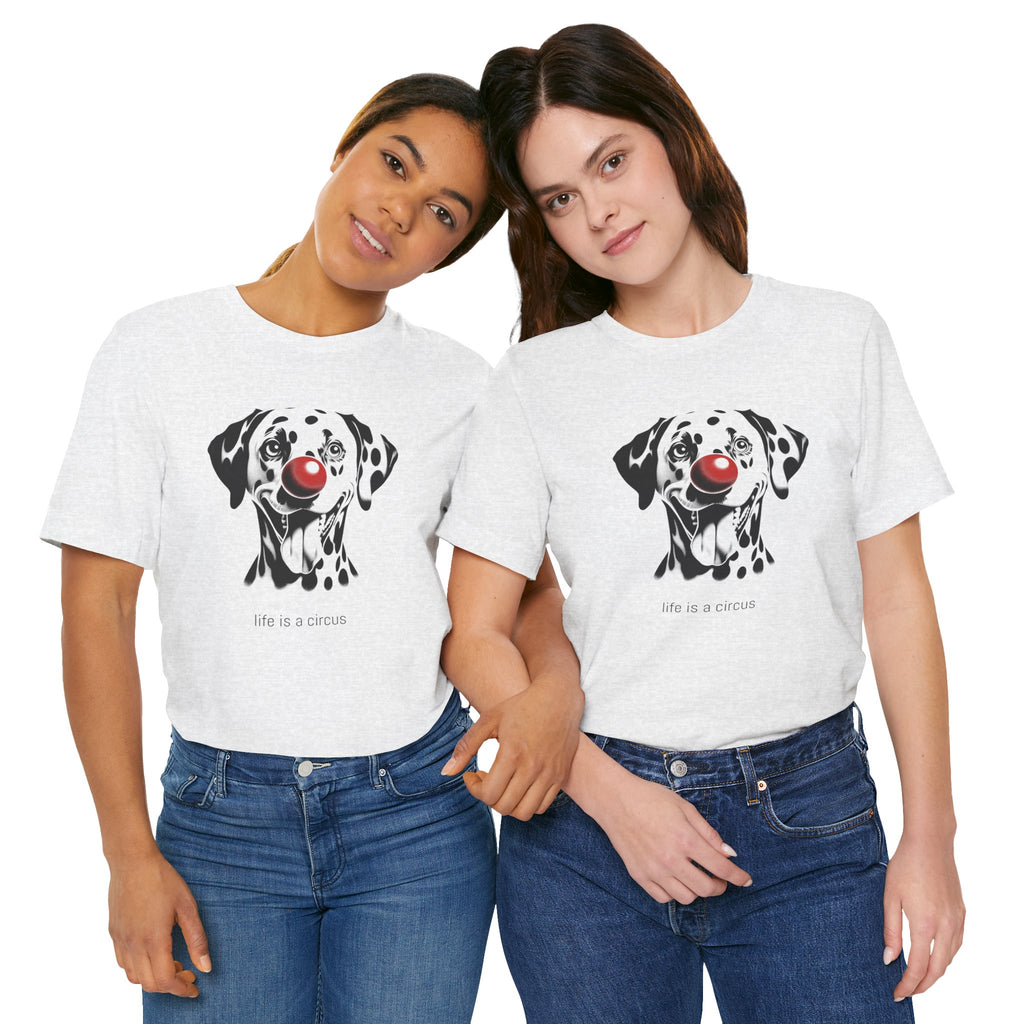 BLITZ the Dalmatian — Life is a Circus Garment-Dyed Tee
