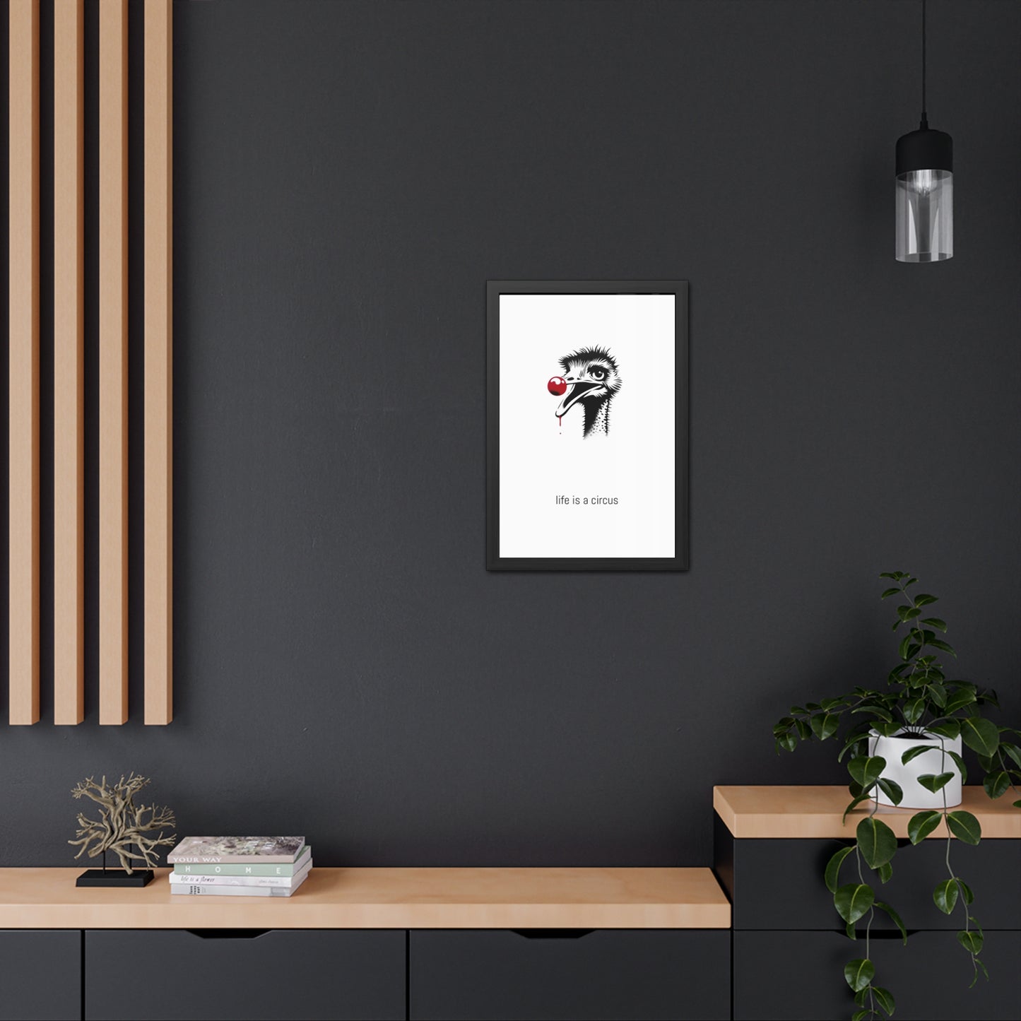 Dot — Anxious, scatterbrained, head in the sand about everything. Somehow always fine. — 'Life Is a Circus' Art Print