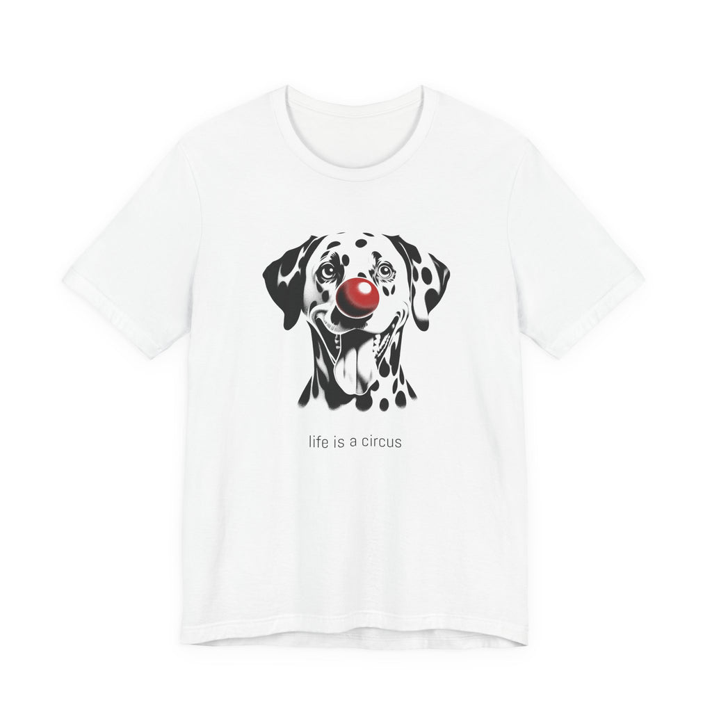 BLITZ the Dalmatian — Life is a Circus Garment-Dyed Tee