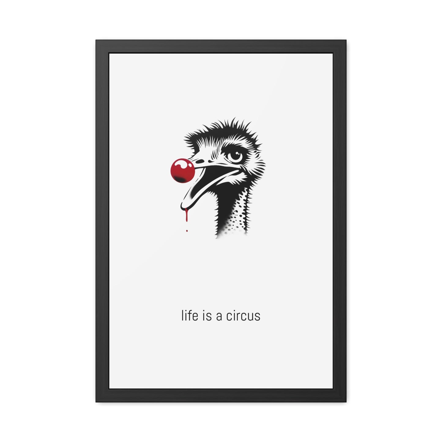 Dot — Anxious, scatterbrained, head in the sand about everything. Somehow always fine. — 'Life Is a Circus' Art Print