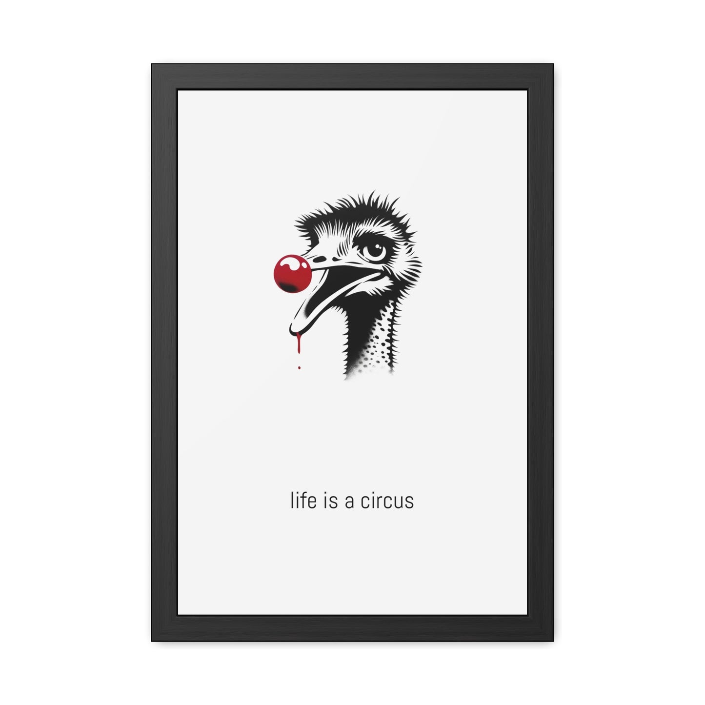 Dot — Anxious, scatterbrained, head in the sand about everything. Somehow always fine. — 'Life Is a Circus' Art Print