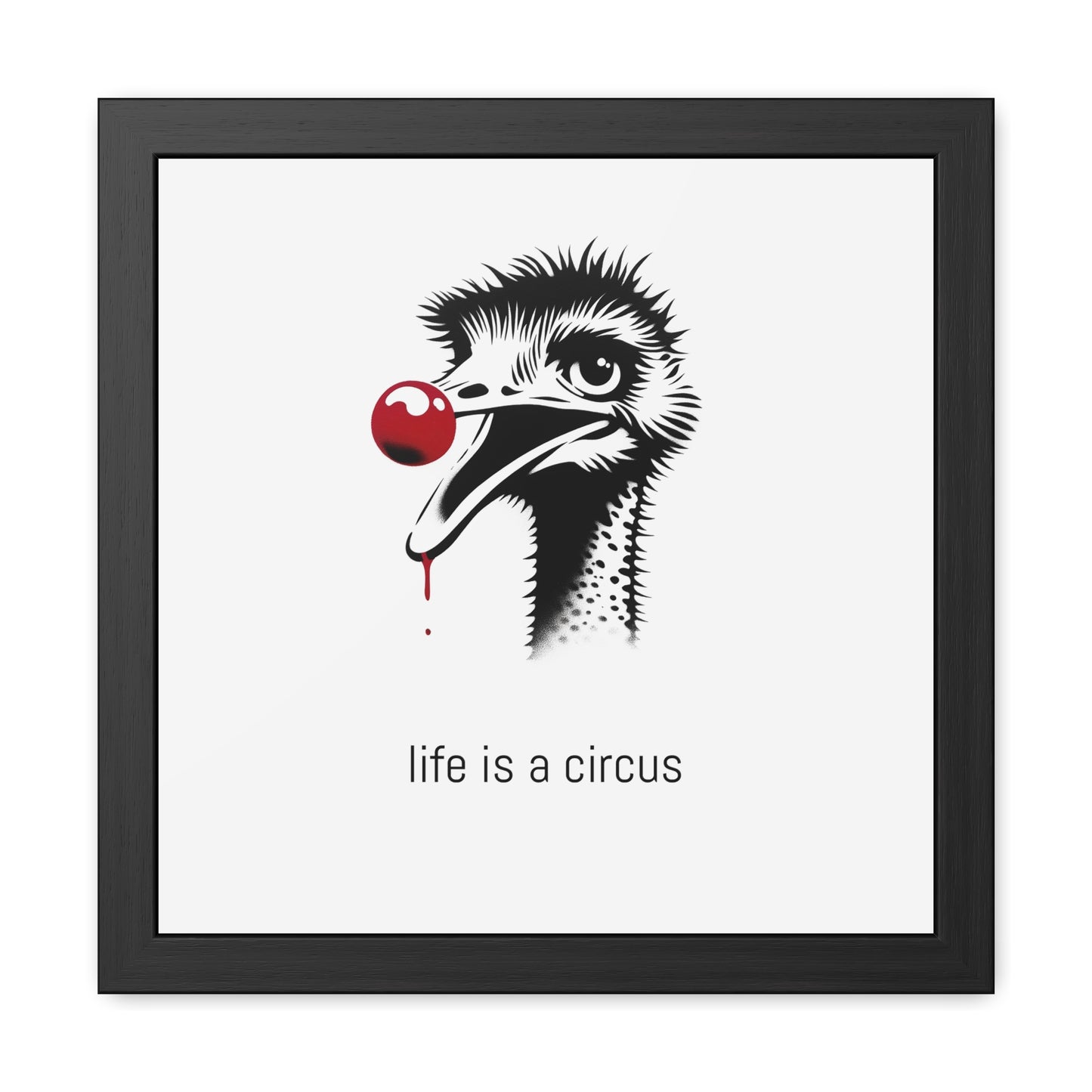 Dot — Anxious, scatterbrained, head in the sand about everything. Somehow always fine. — 'Life Is a Circus' Art Print