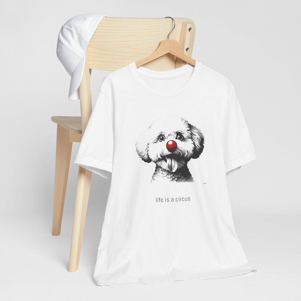 BOBO the Bichon Frisé — Life is a Circus Garment-Dyed Tee