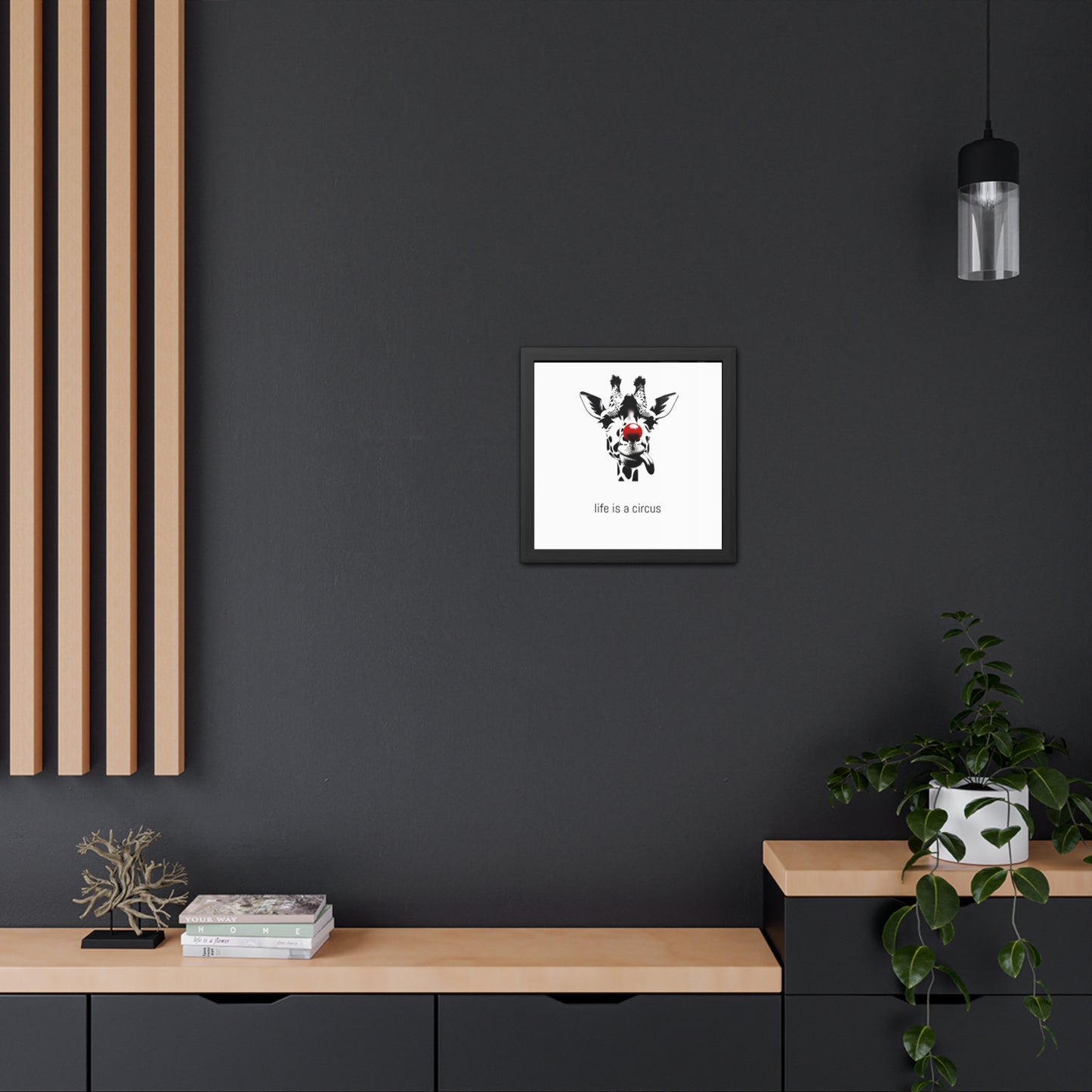 Greta — Too tall for most problems, too aloof to care about the rest. — 'Life Is a Circus' Art Print